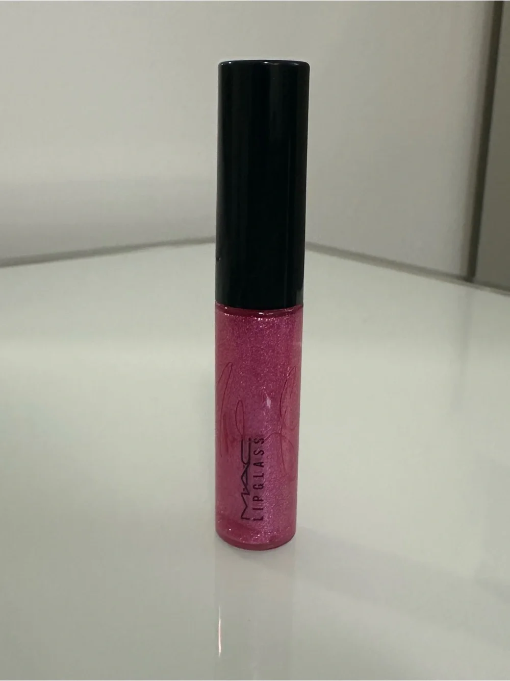 MAC Cosmetics Lipglass Viva Glam Miley Cyrus nwob